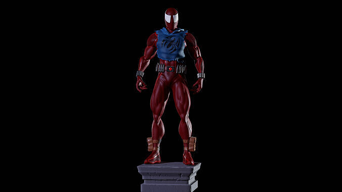 Scarlet Spider-Man 3D print model