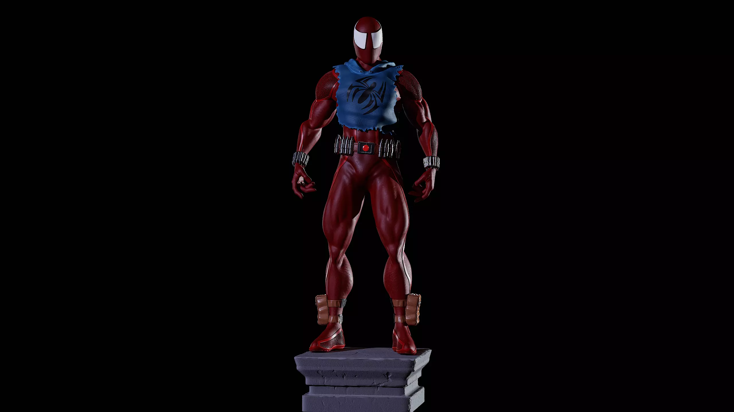 Scarlet Spider-Man  3D print model_0