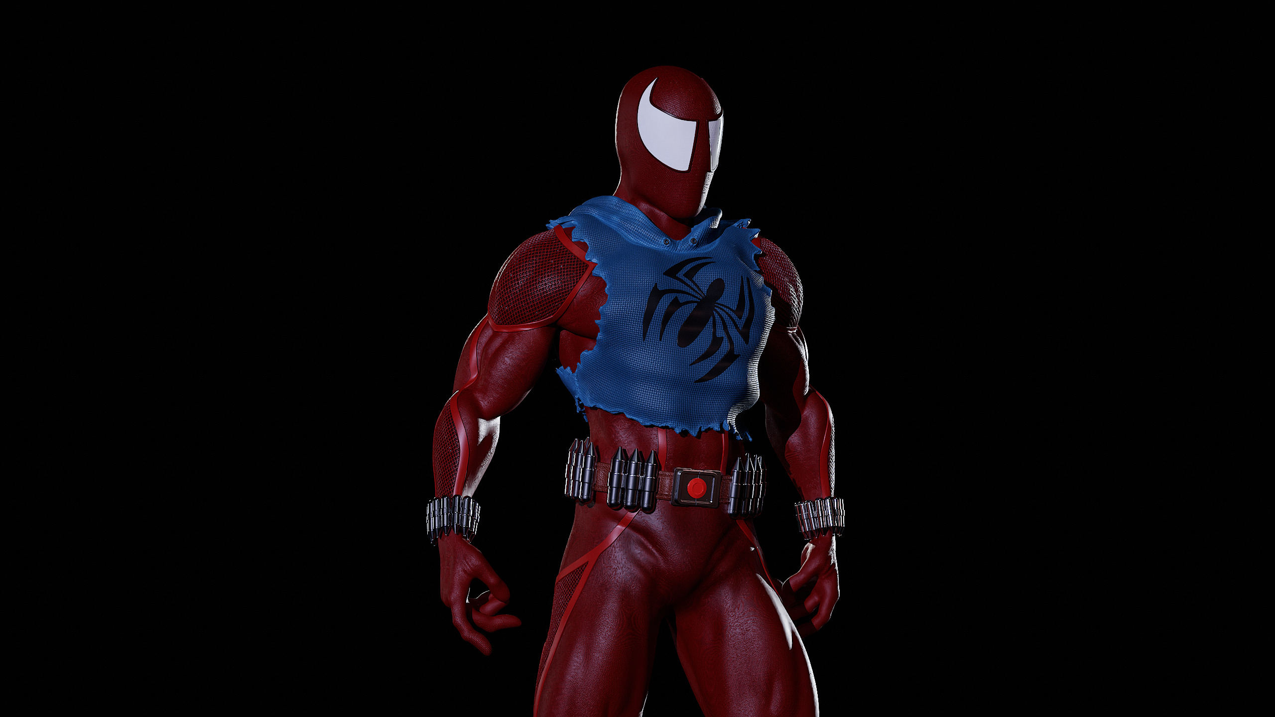 Scarlet Spider-Man  3D print model_5