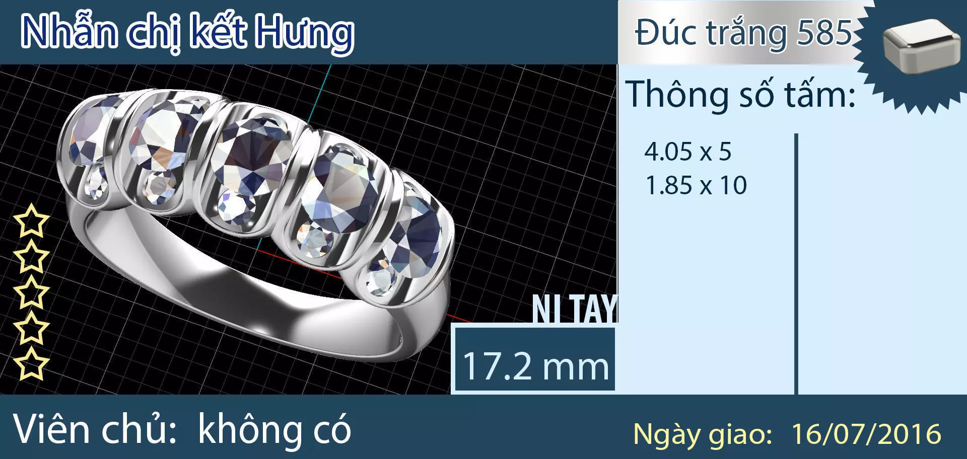 brand ring vip 3D print model