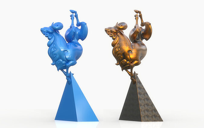 Sheep sculpture 3D model