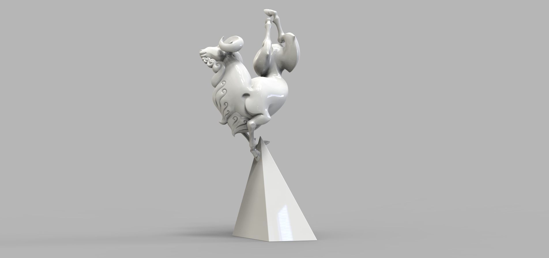 Sheep sculpture 3D model_24