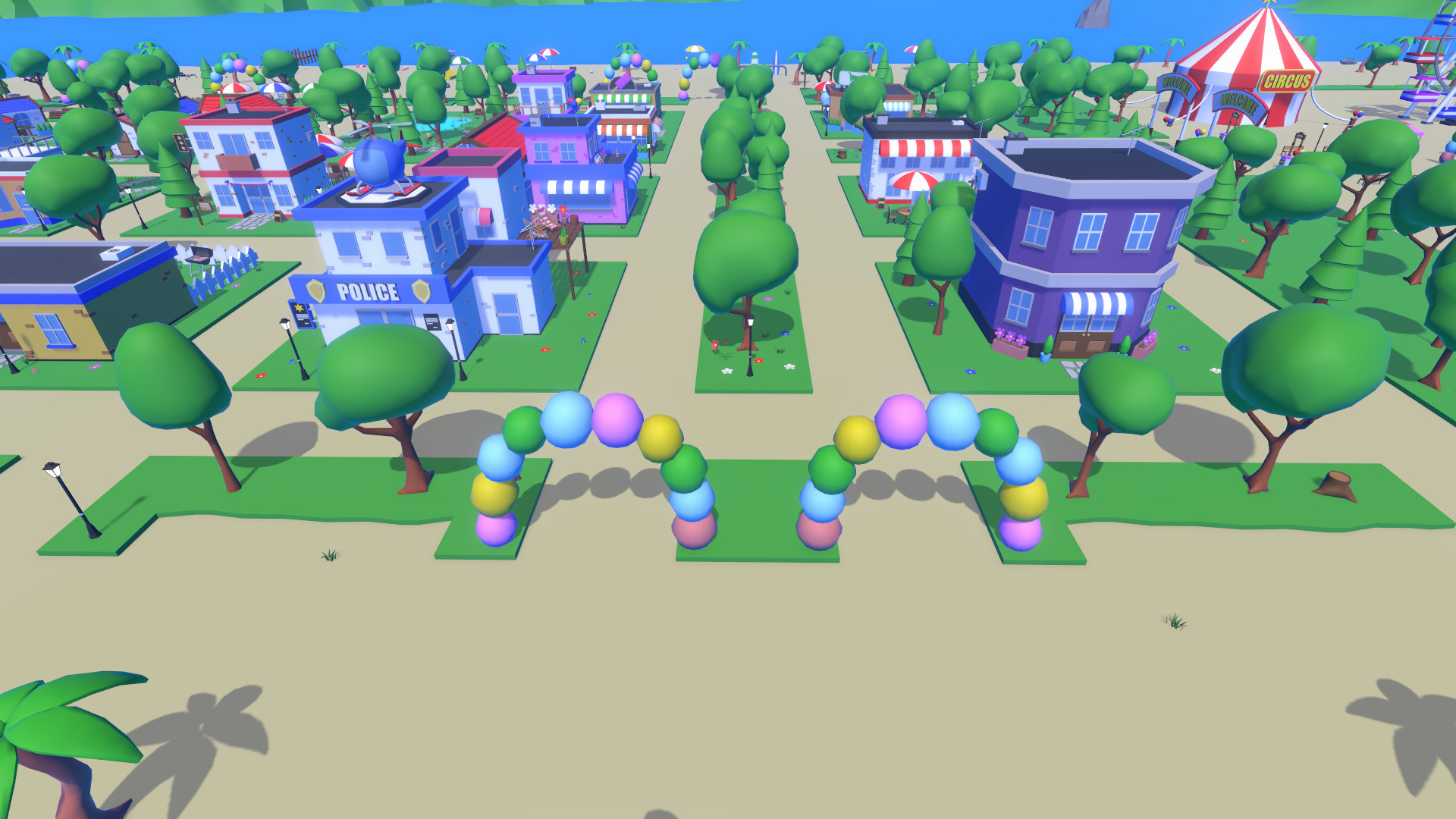 LowPoly Cartoon Island Low-poly 3D model_4