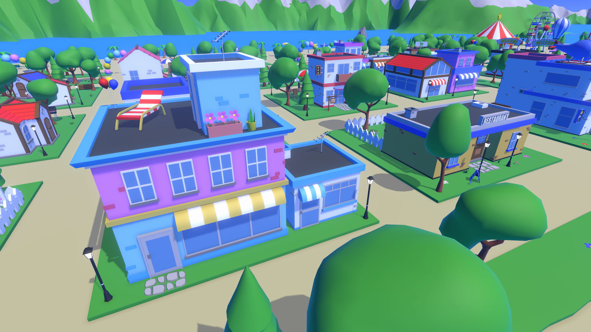 LowPoly Cartoon Island Low-poly 3D model_13