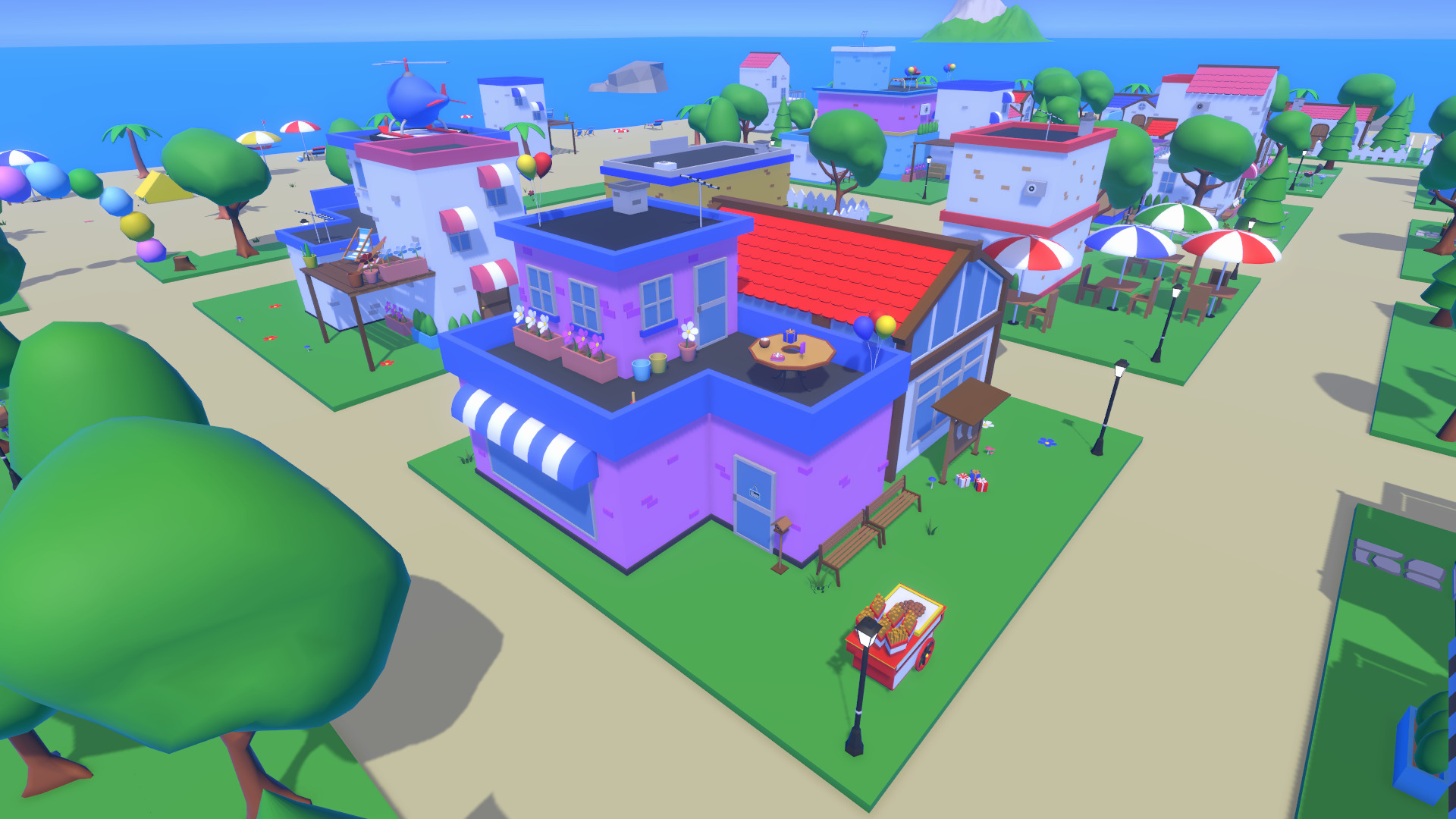 LowPoly Cartoon Island Low-poly 3D model_11