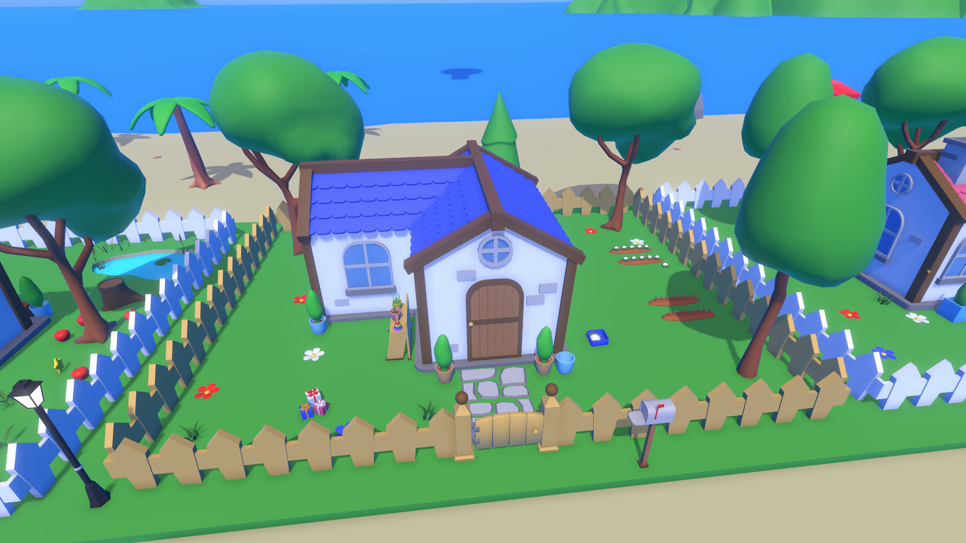 LowPoly Cartoon Island Low-poly 3D model_22