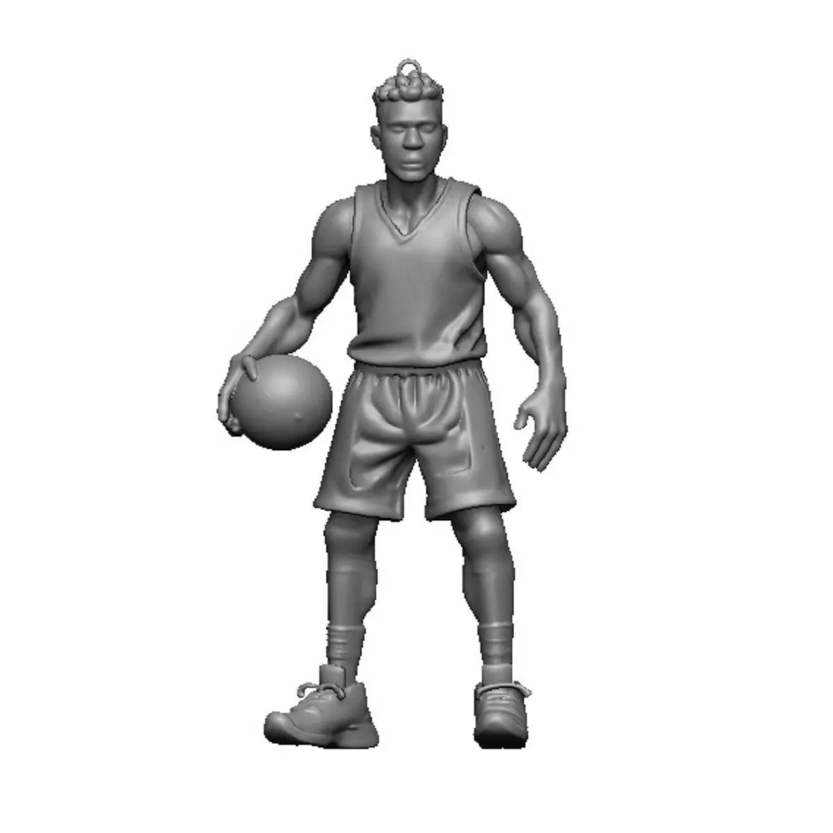 Baketball Player Pendant 3D print model