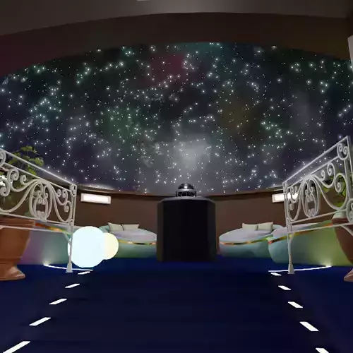 Small room at the planetarium 3D model