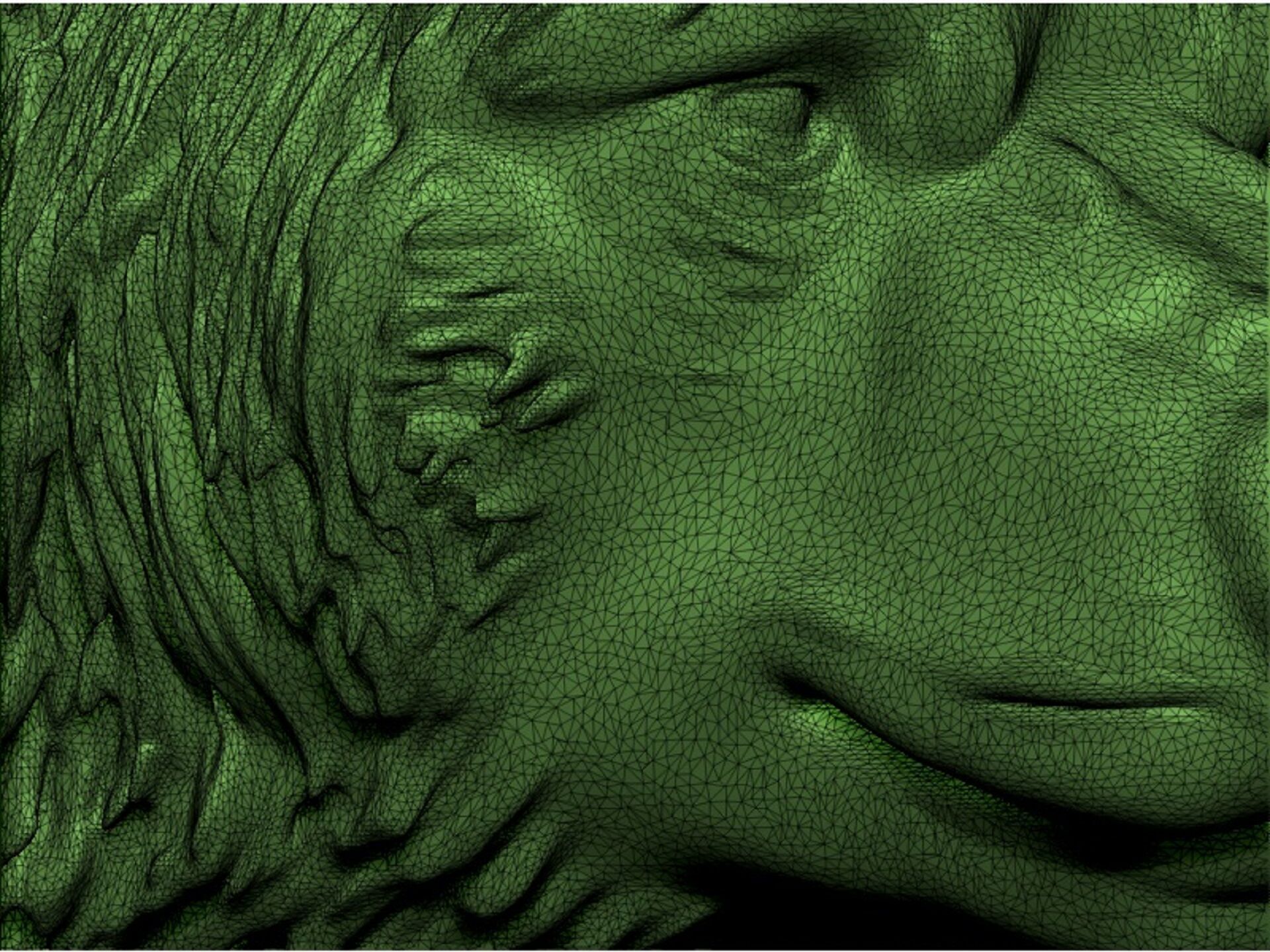 Bear Head 3D print model_8