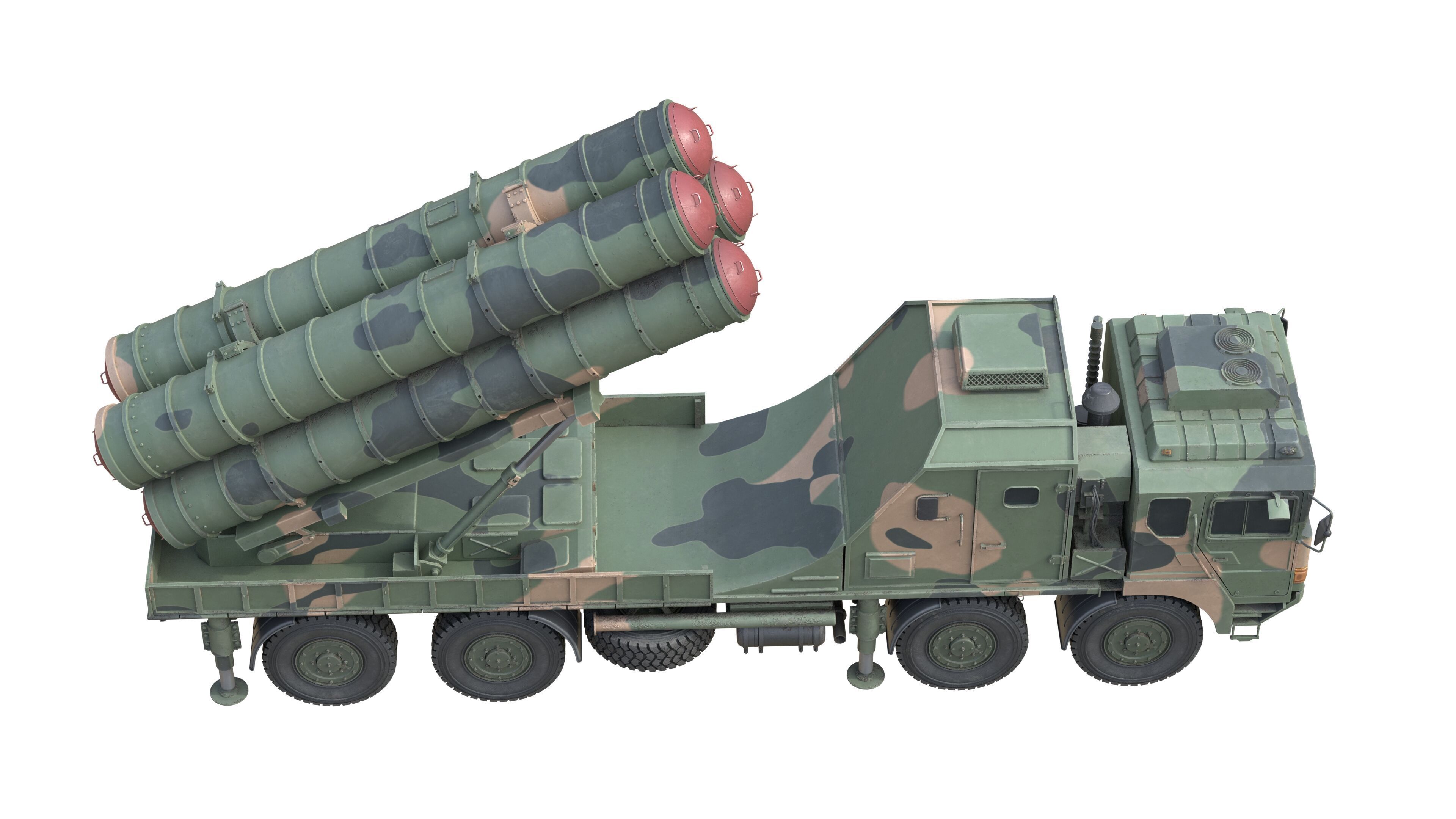 HQ 22 Air Defense Missile Low-poly 3D model_6