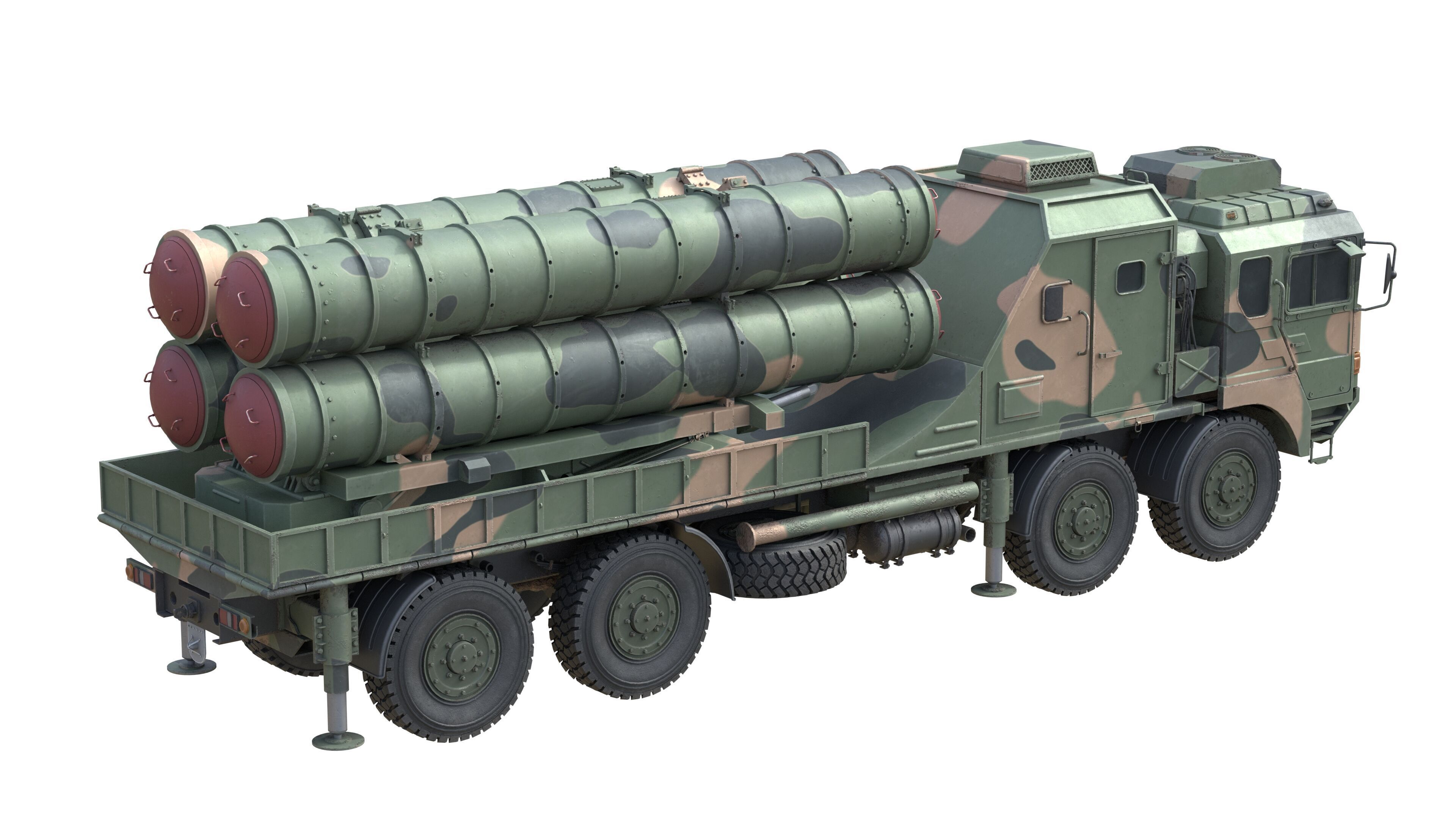 HQ 22 Air Defense Missile Low-poly 3D model_11