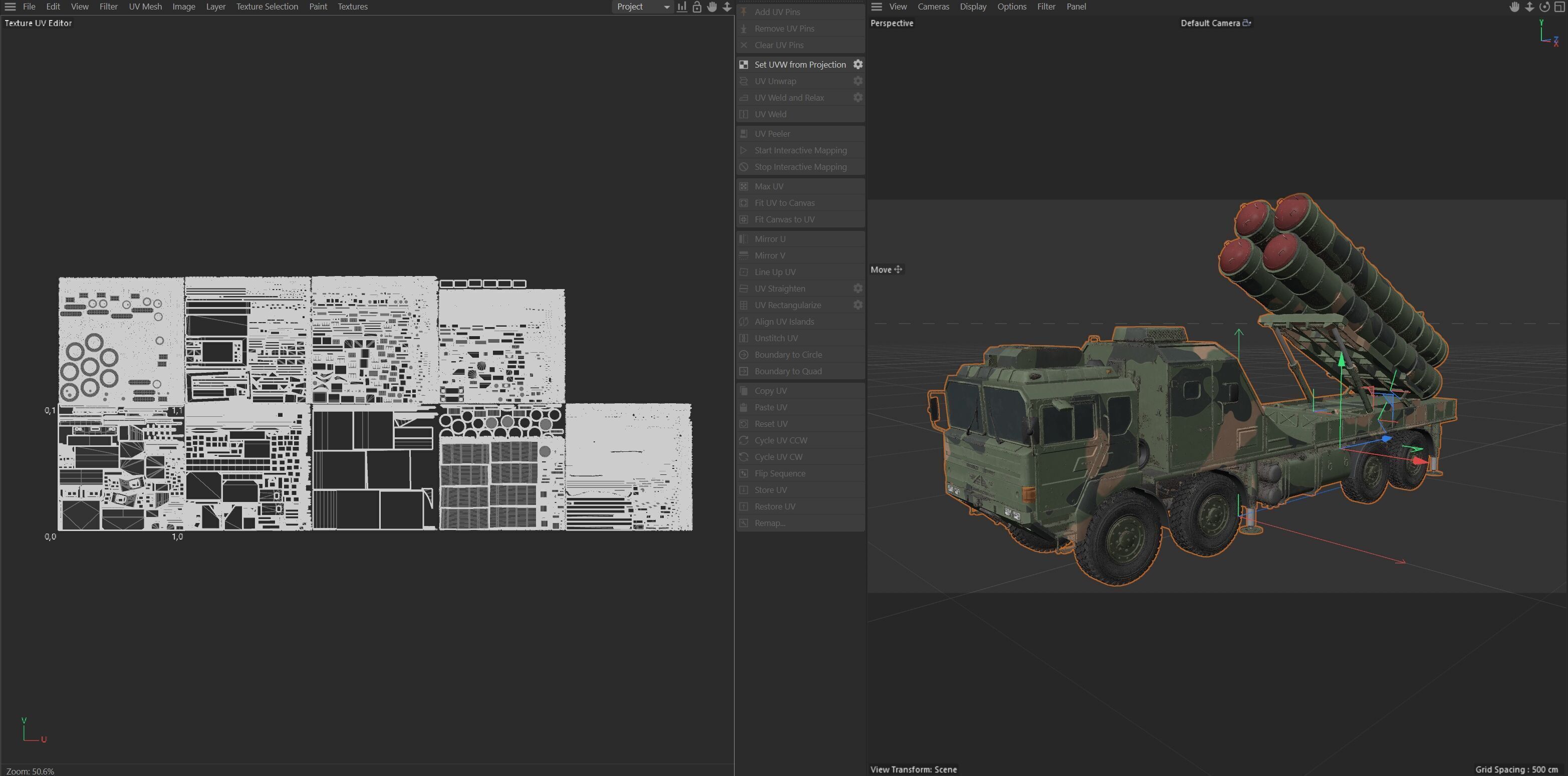 HQ 22 Air Defense Missile Low-poly 3D model_12