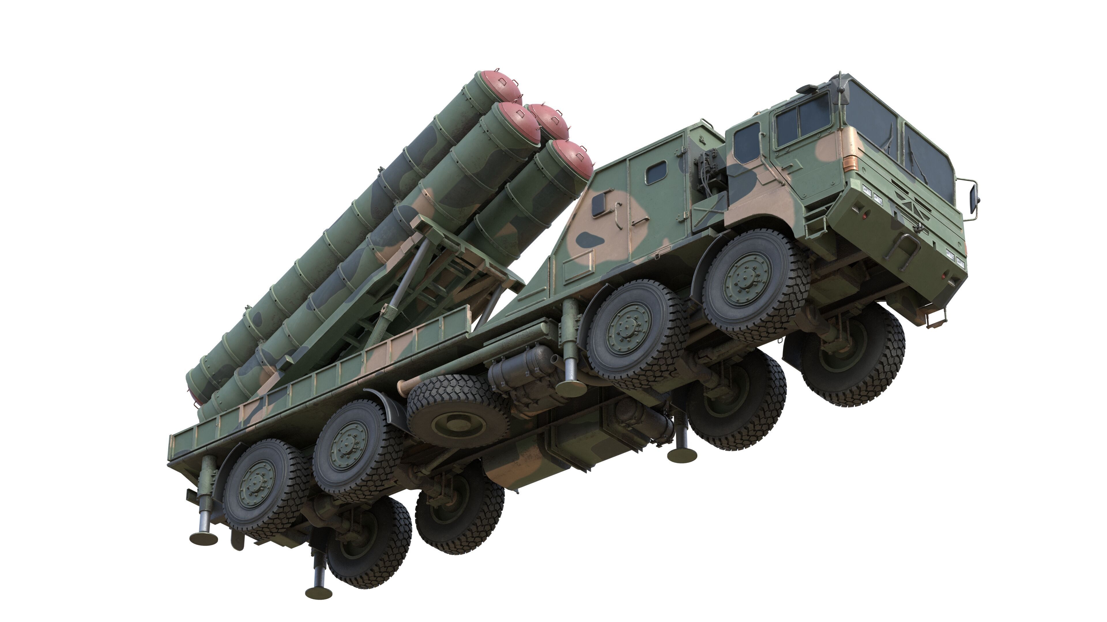 HQ 22 Air Defense Missile Low-poly 3D model_9