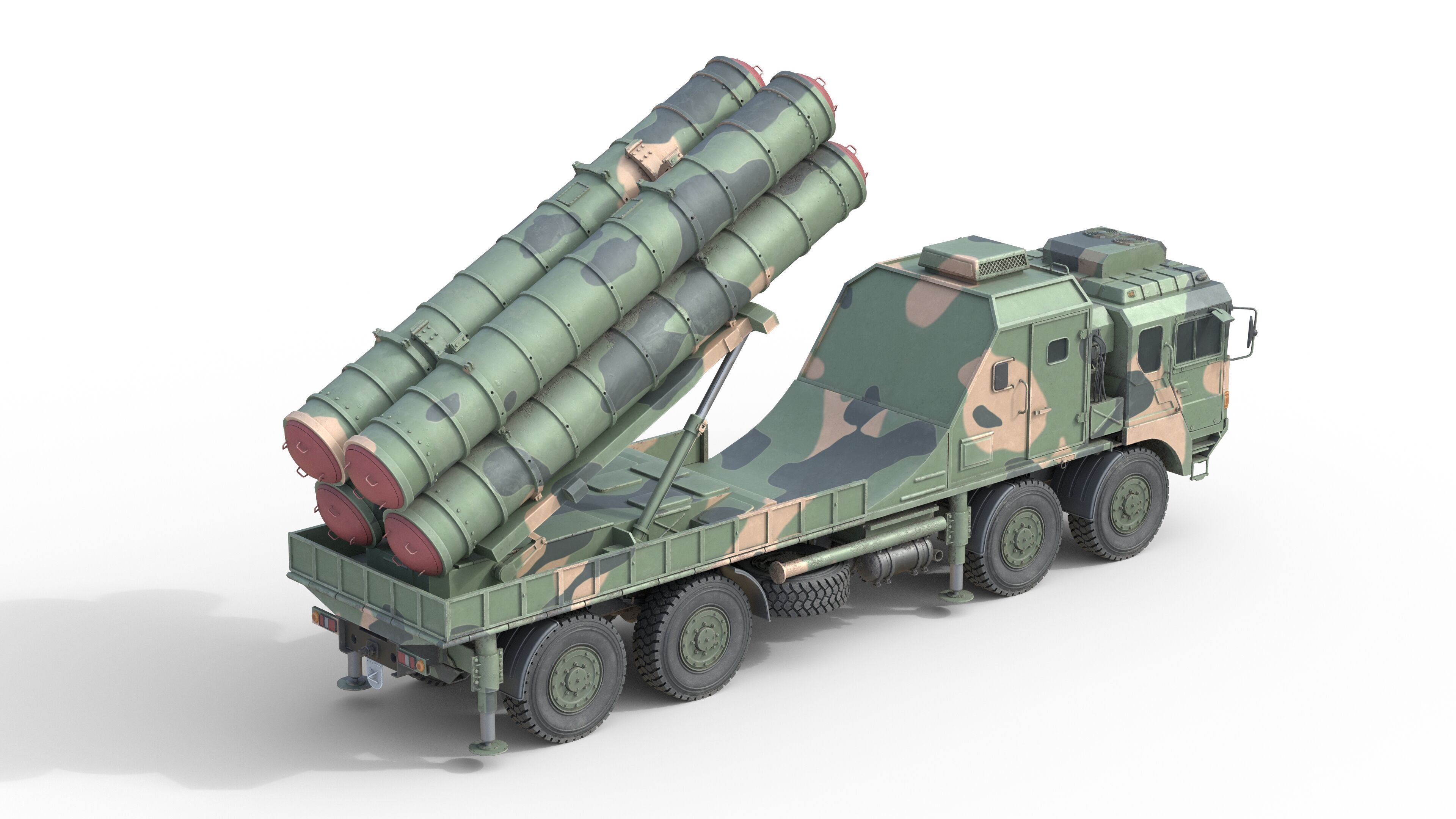 HQ 22 Air Defense Missile Low-poly 3D model_1