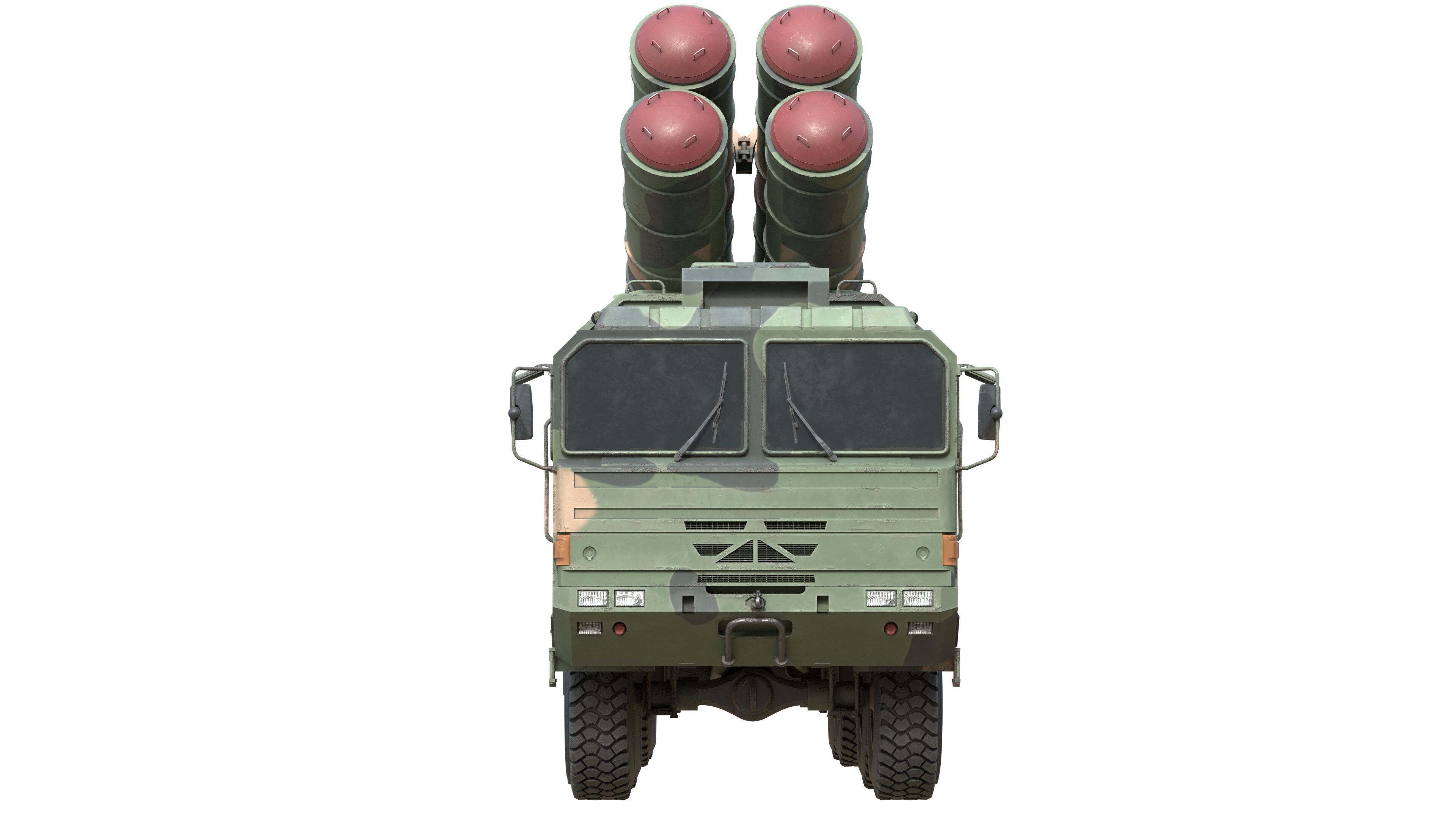 HQ 22 Air Defense Missile Low-poly 3D model_7