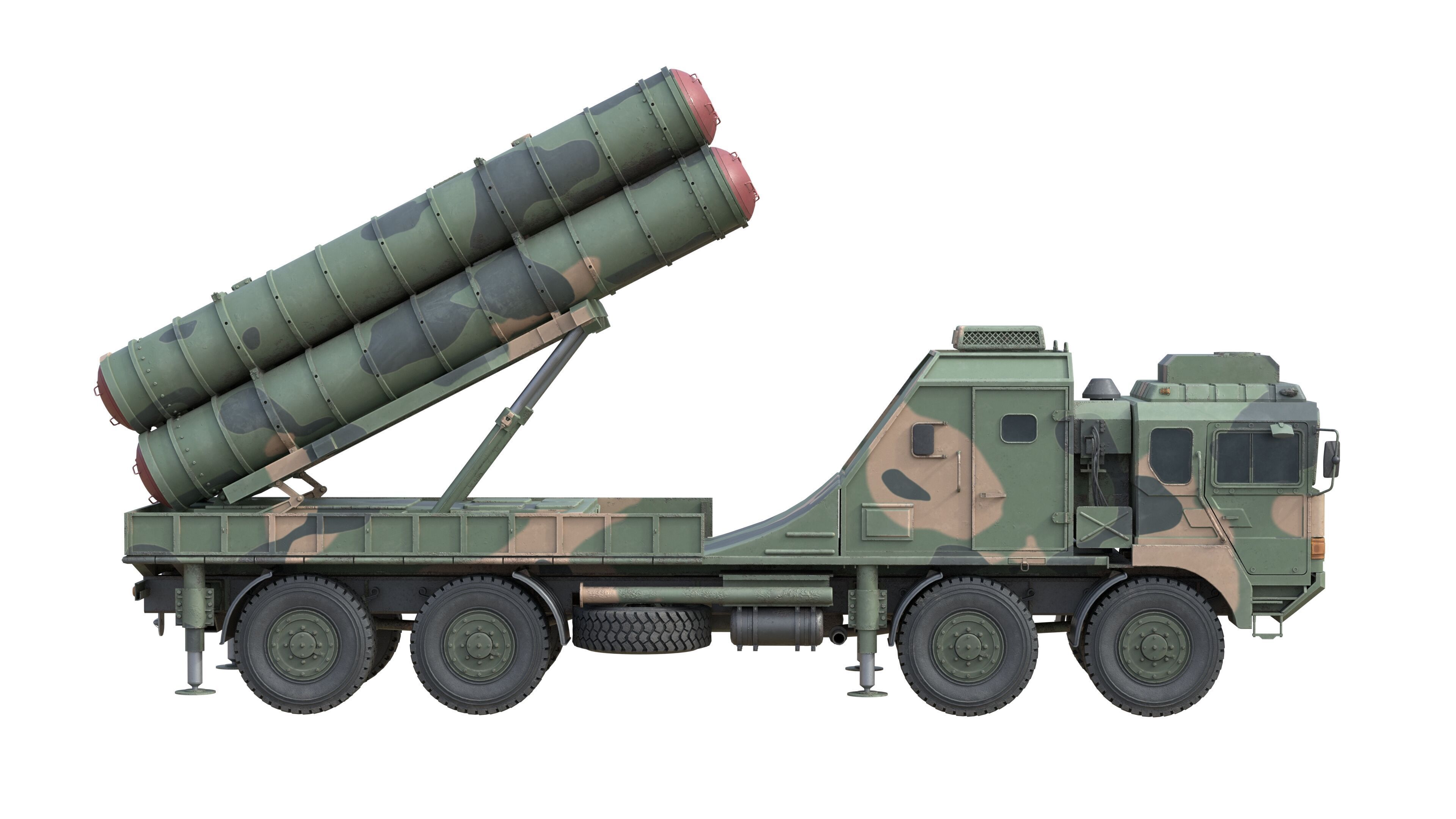 HQ 22 Air Defense Missile Low-poly 3D model_5