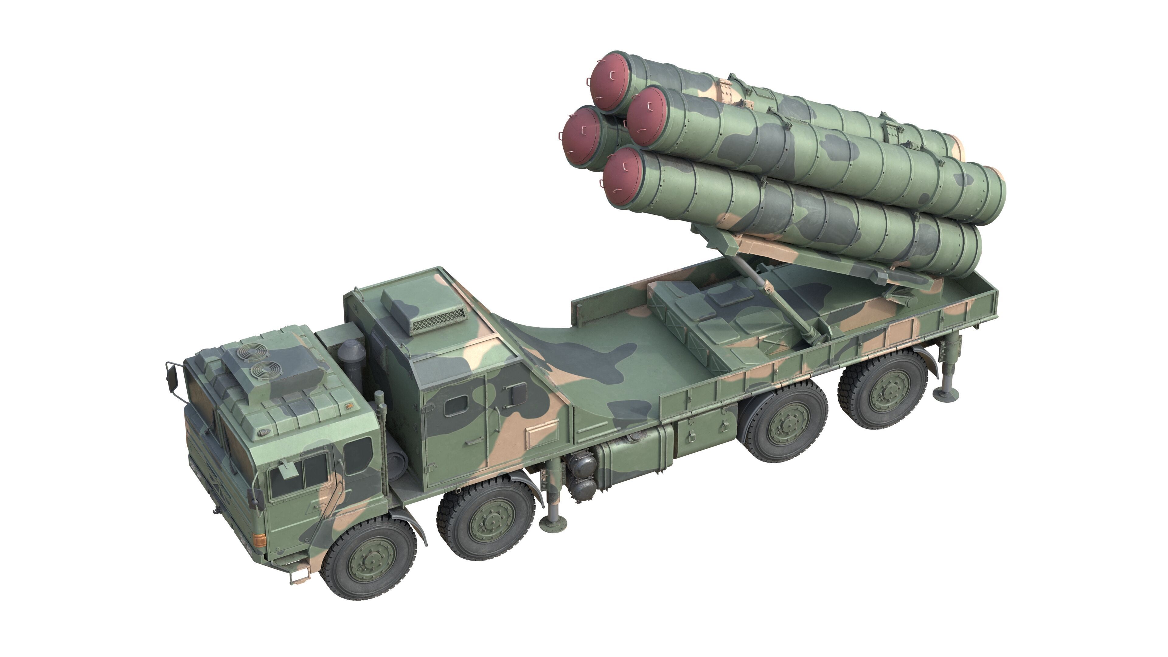 HQ 22 Air Defense Missile Low-poly 3D model_3