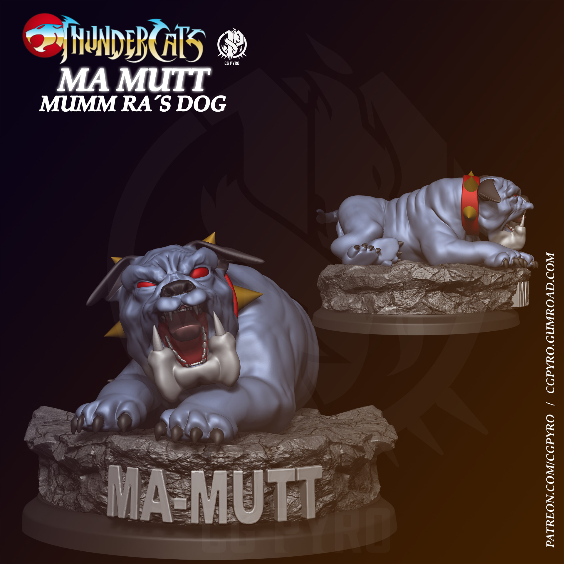 Snarf and Ma Mutt Thundercats STL files 3D printing 3D print model_1