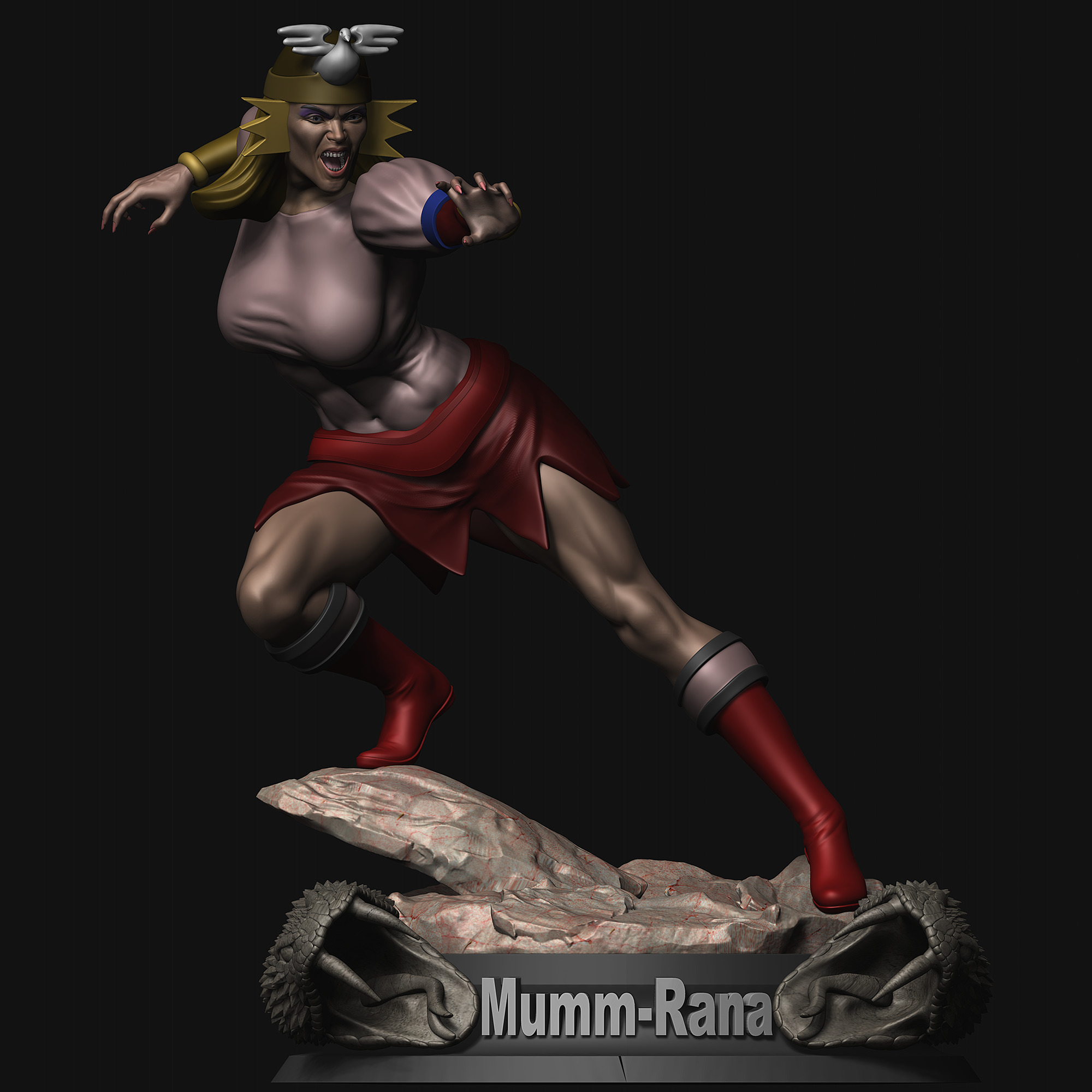 Mumm Rana Thundercats STL files 3D printing 3D print model_5
