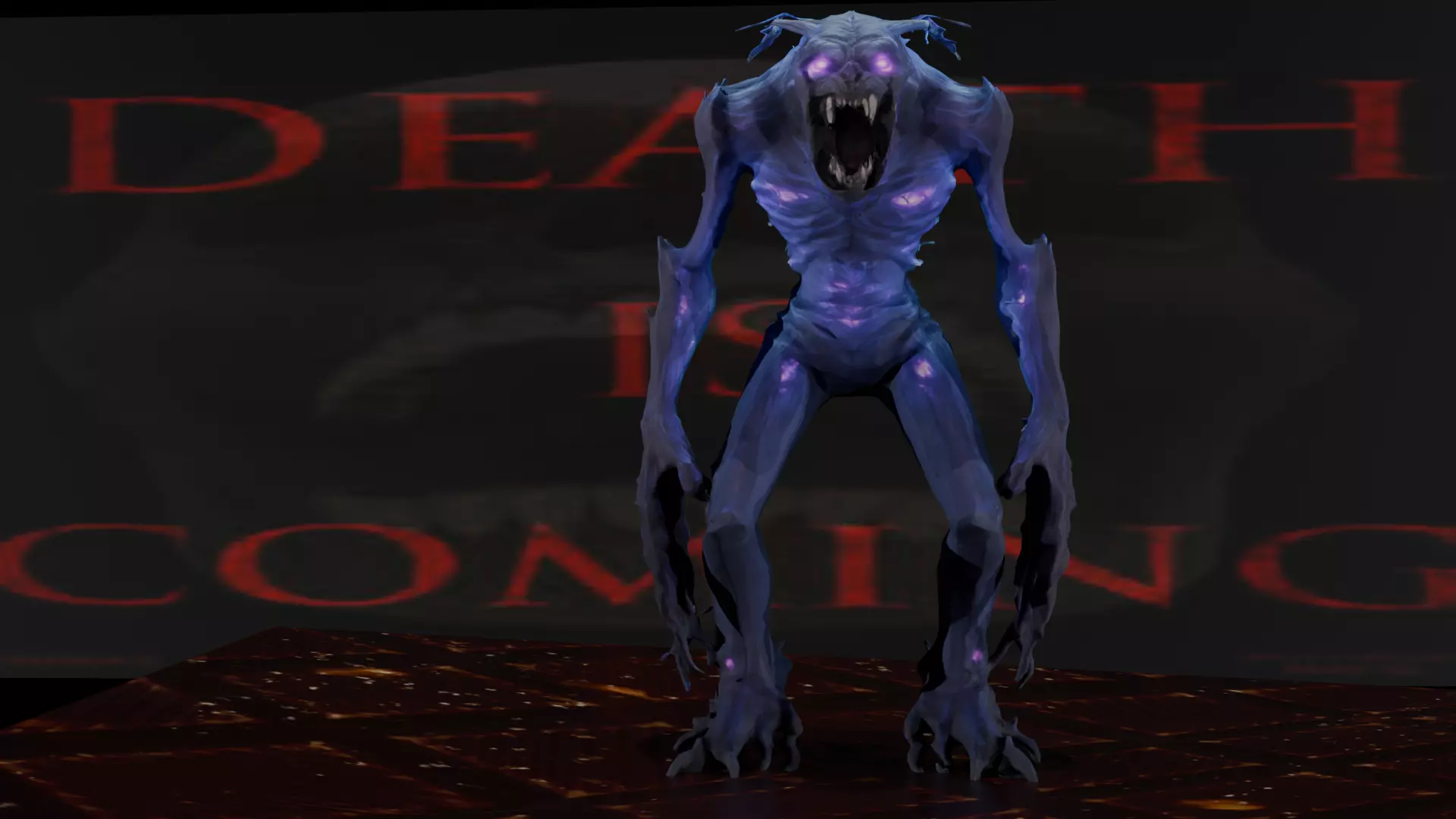 hollow howler Low-poly 3D model_0