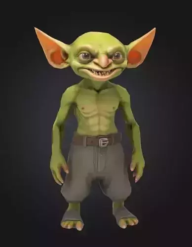 goblin head fantasy creature character