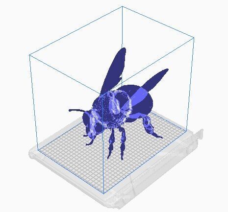 bee pendant 3D print model_9