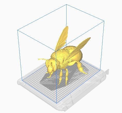 bee pendant 3D print model_10
