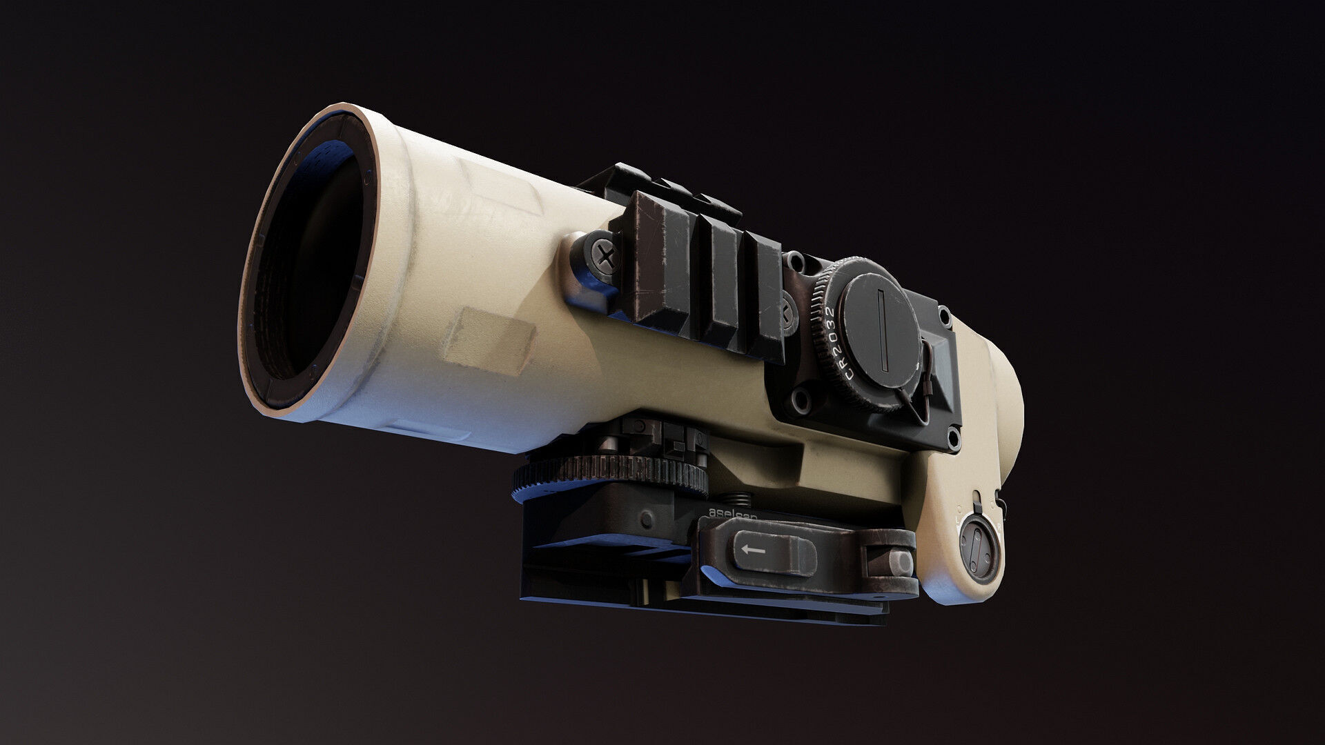 Aselsan A940 Sight Low-poly 3D model_5