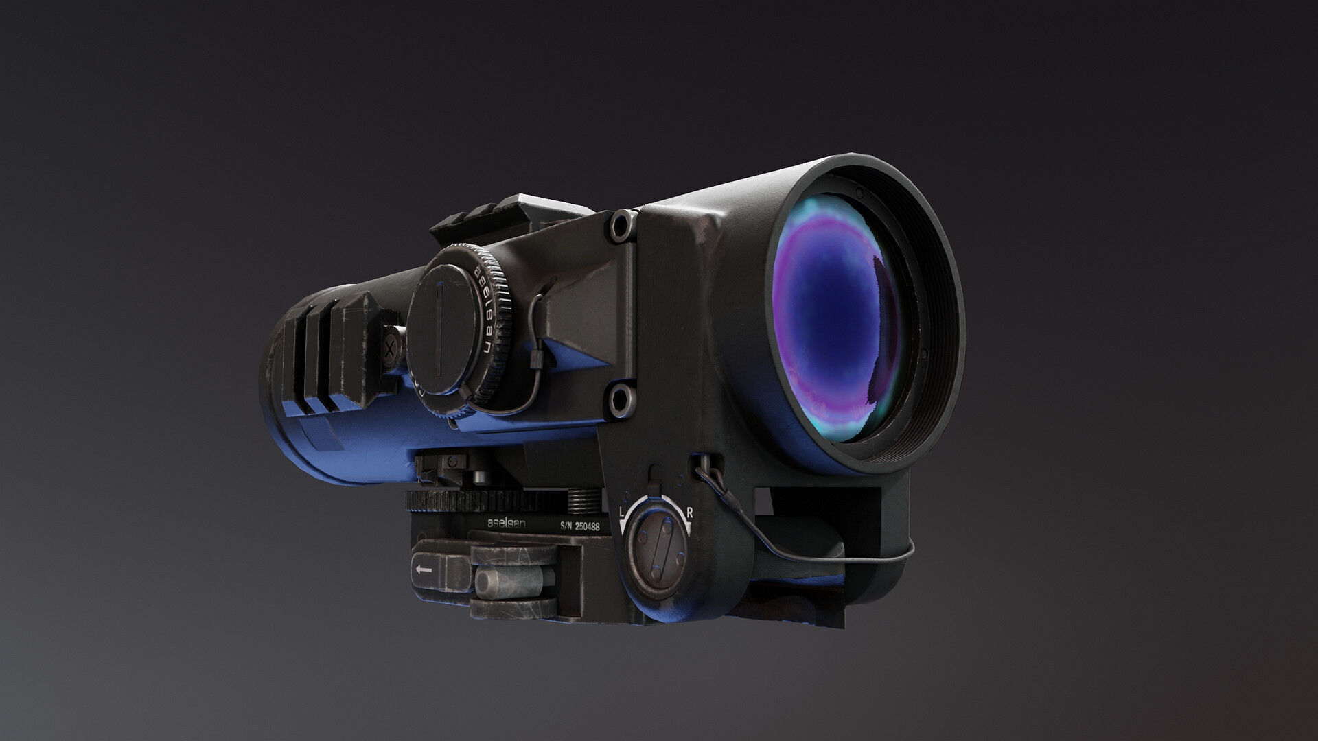 Aselsan A940 Sight Low-poly 3D model_6
