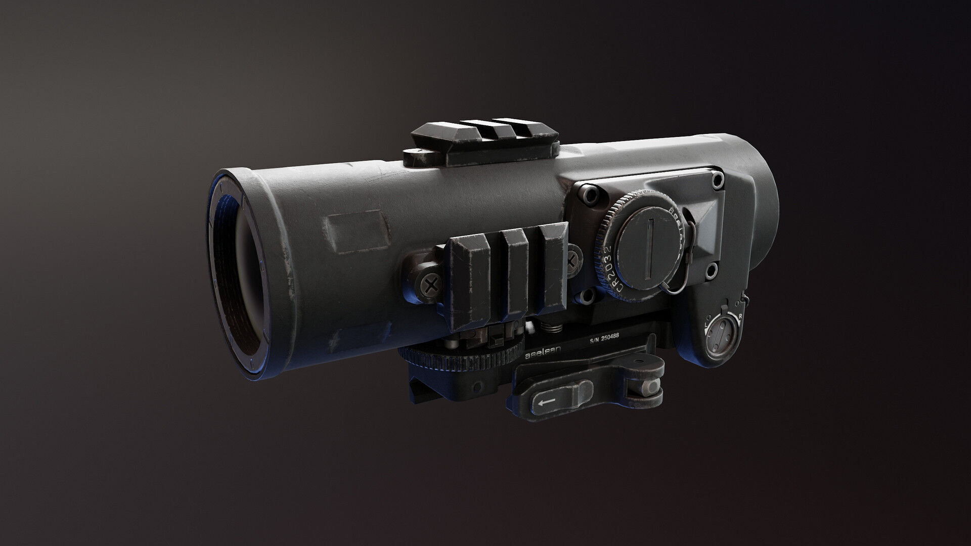Aselsan A940 Sight Low-poly 3D model_1
