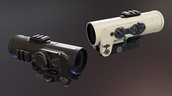 Aselsan A940 Sight Low-poly 3D model