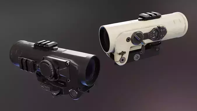 Aselsan A940 Sight Low-poly 3D model