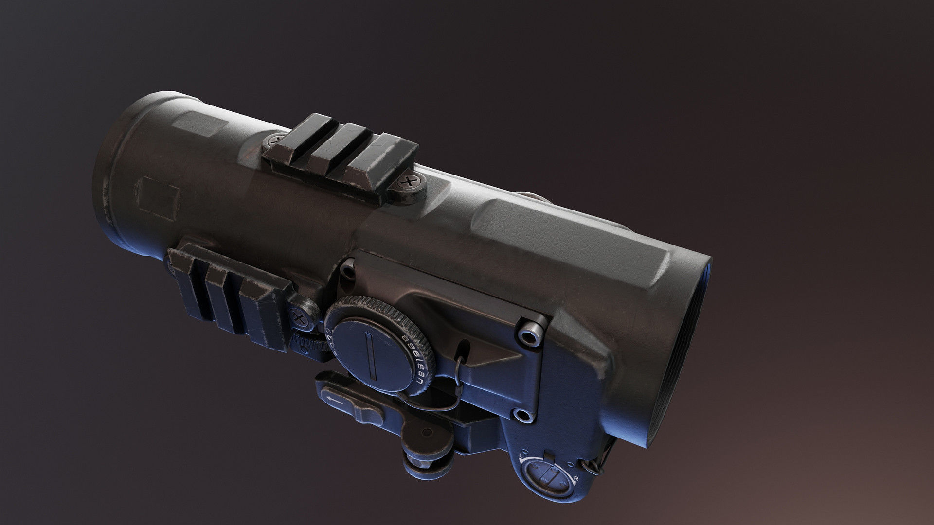 Aselsan A940 Sight Low-poly 3D model_7