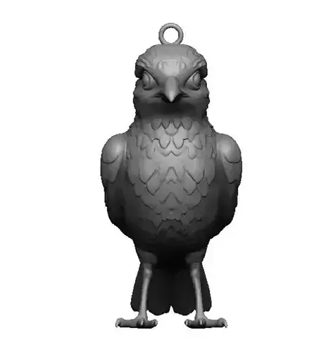bird pendant 3D print model