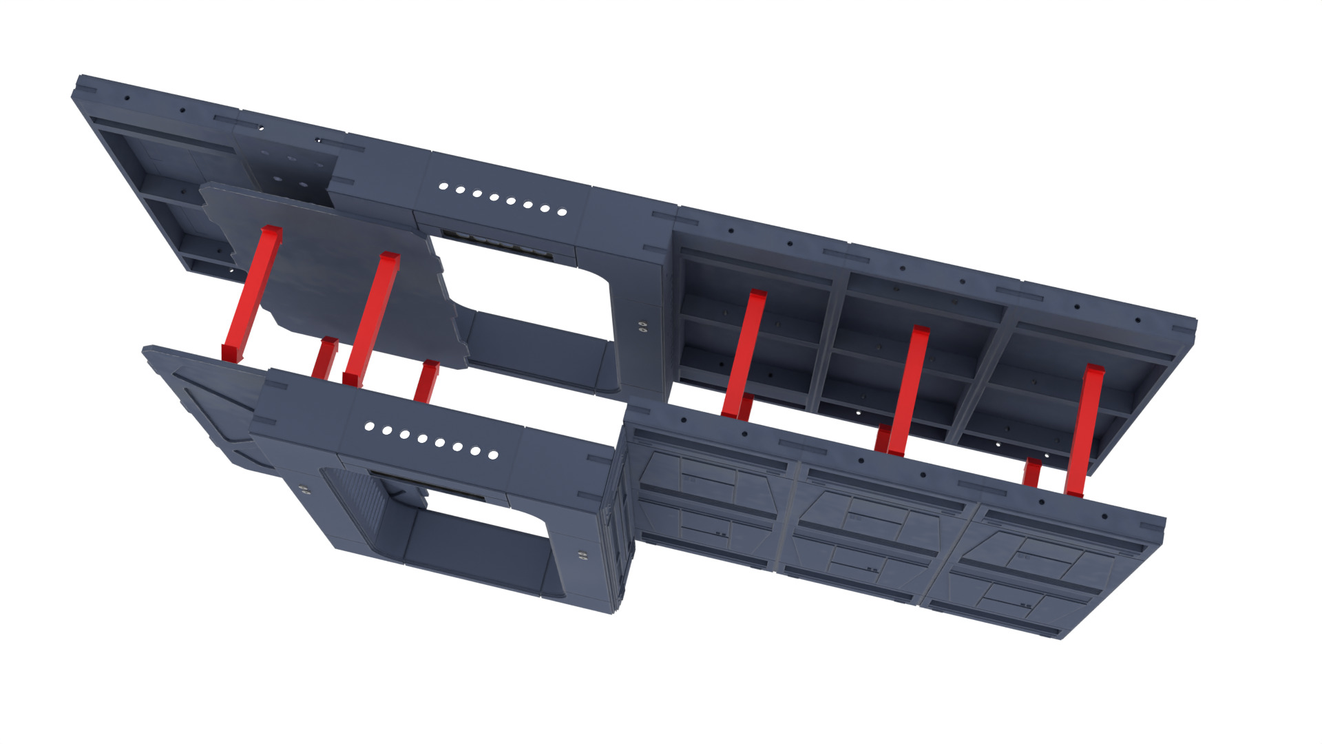 Set 2e - Trooper quarters 1-6 Scale Hottoys 3D print model_22