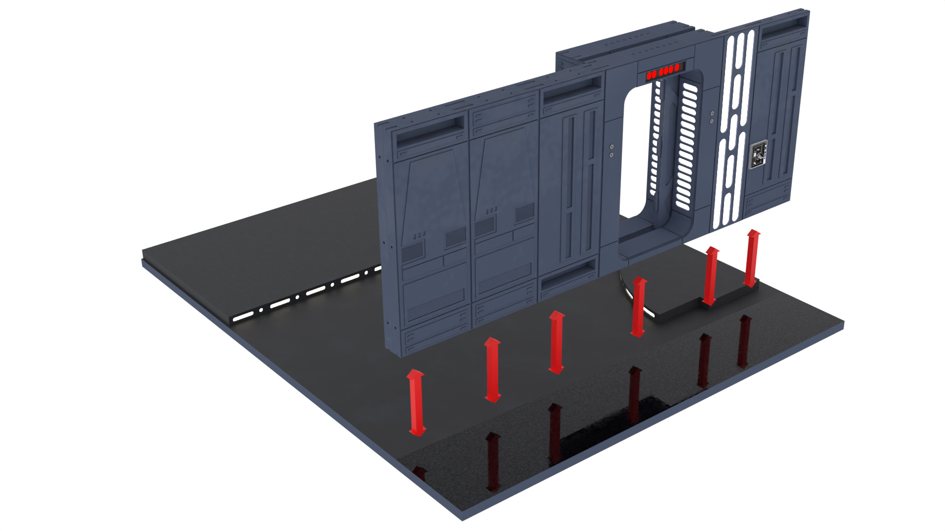 Set 2e - Trooper quarters 1-6 Scale Hottoys 3D print model_39