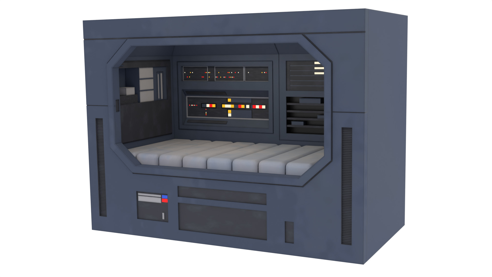 Set 2e - Trooper quarters 1-6 Scale Hottoys 3D print model_17