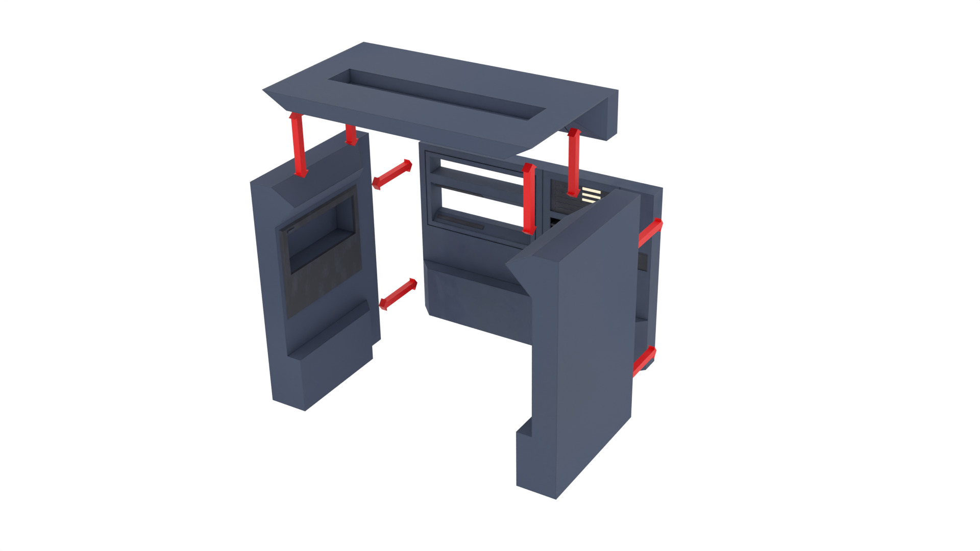 Set 2e - Trooper quarters 1-6 Scale Hottoys 3D print model_7