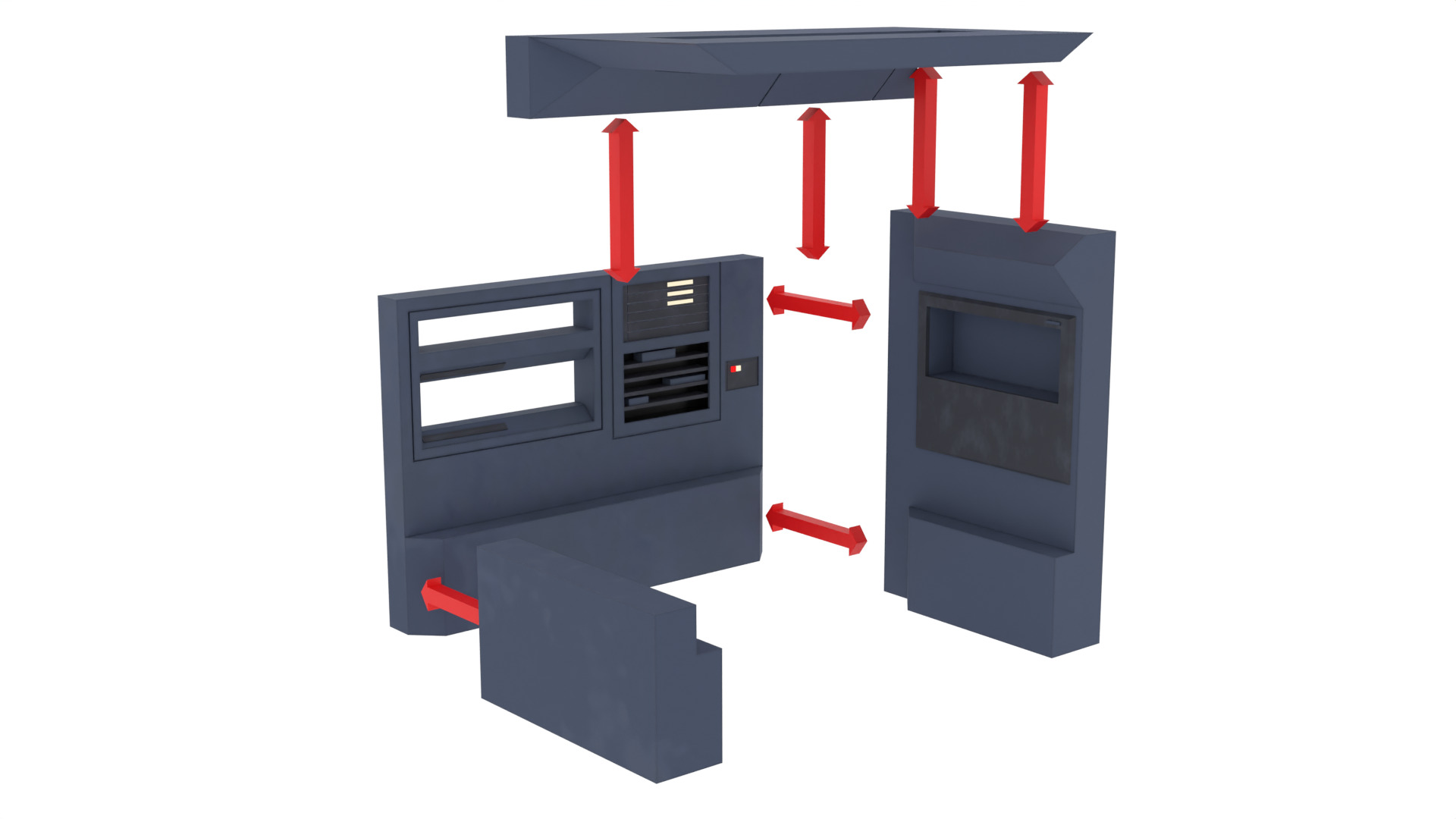 Set 2e - Trooper quarters 1-6 Scale Hottoys 3D print model_28