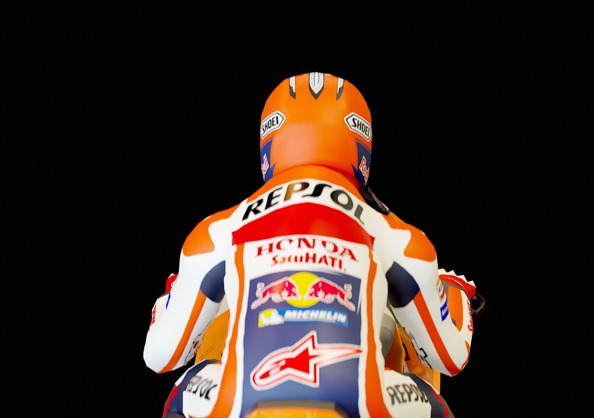 Honda HRC Motogp 2021 3D model_9
