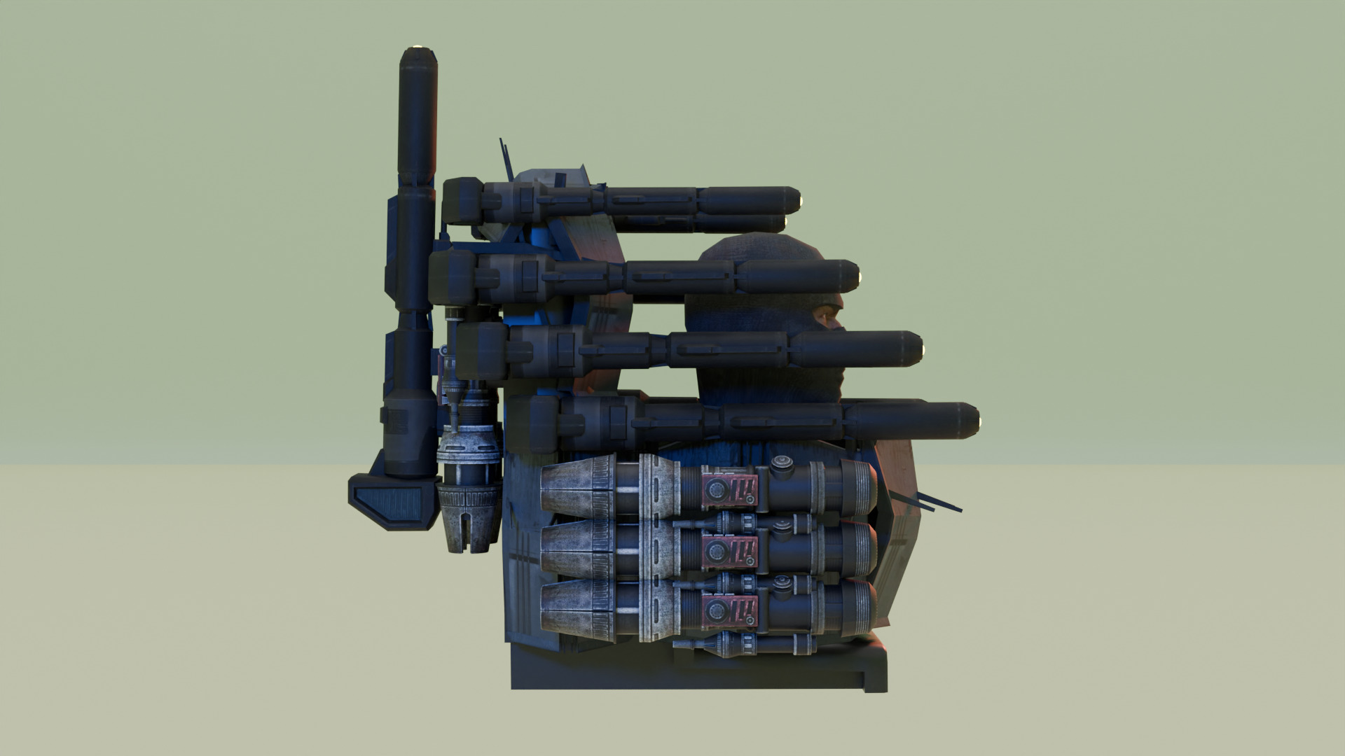 Armored Laser Skibidi Toilet 3D model_4