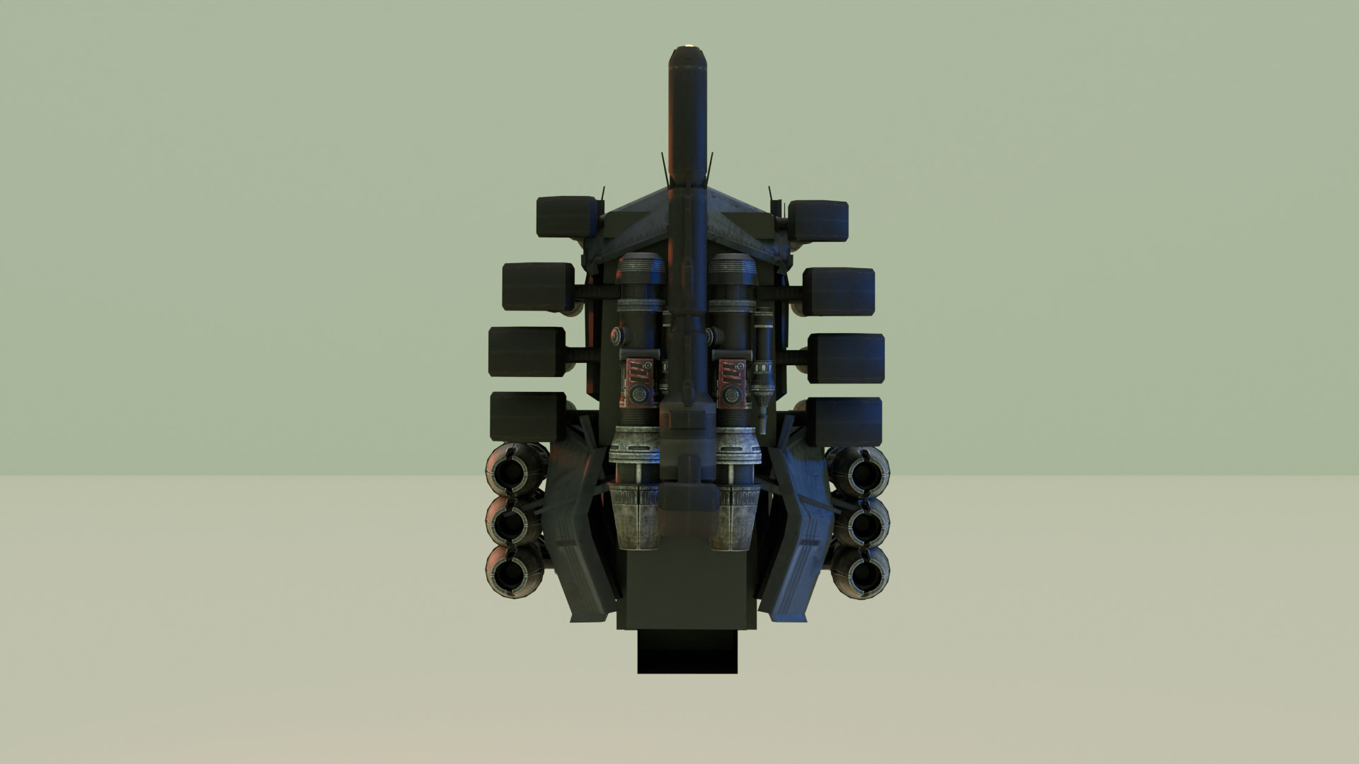 Armored Laser Skibidi Toilet 3D model_3