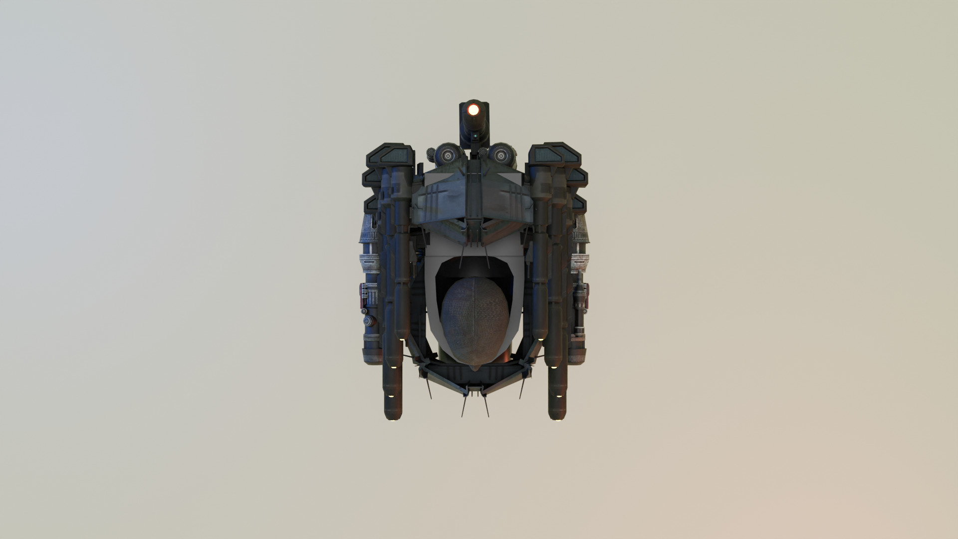 Armored Laser Skibidi Toilet 3D model_5