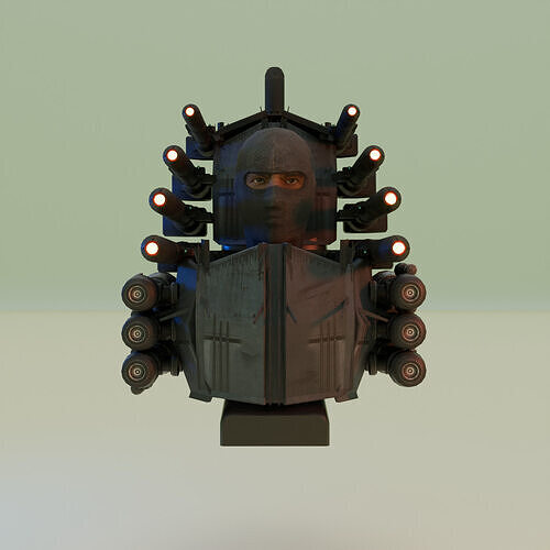  Armored Laser Skibidi Toilet 3D model