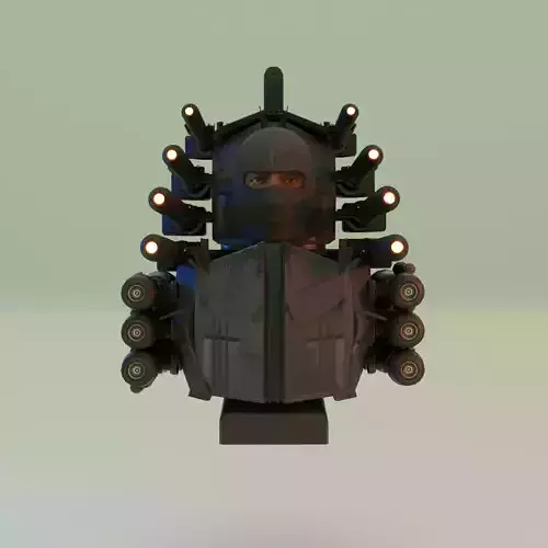 Armored Laser Skibidi Toilet 3D model