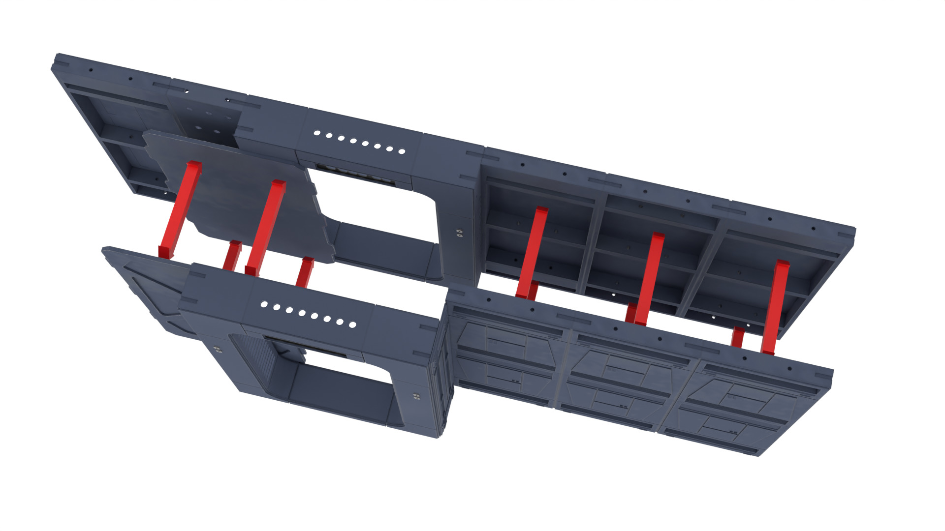 Set 2e - Trooper quarters 1-12 Scale Blackseries 3D print model_46