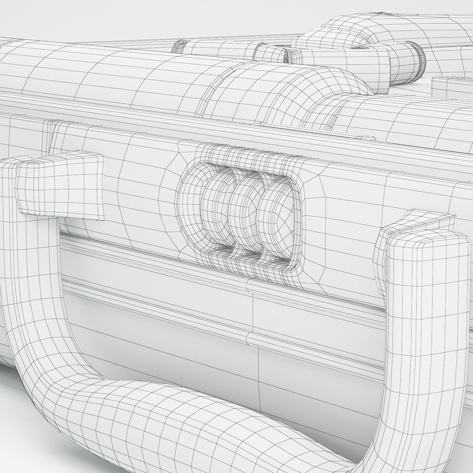 AMT Hardballer - Silverballer 3D model_14