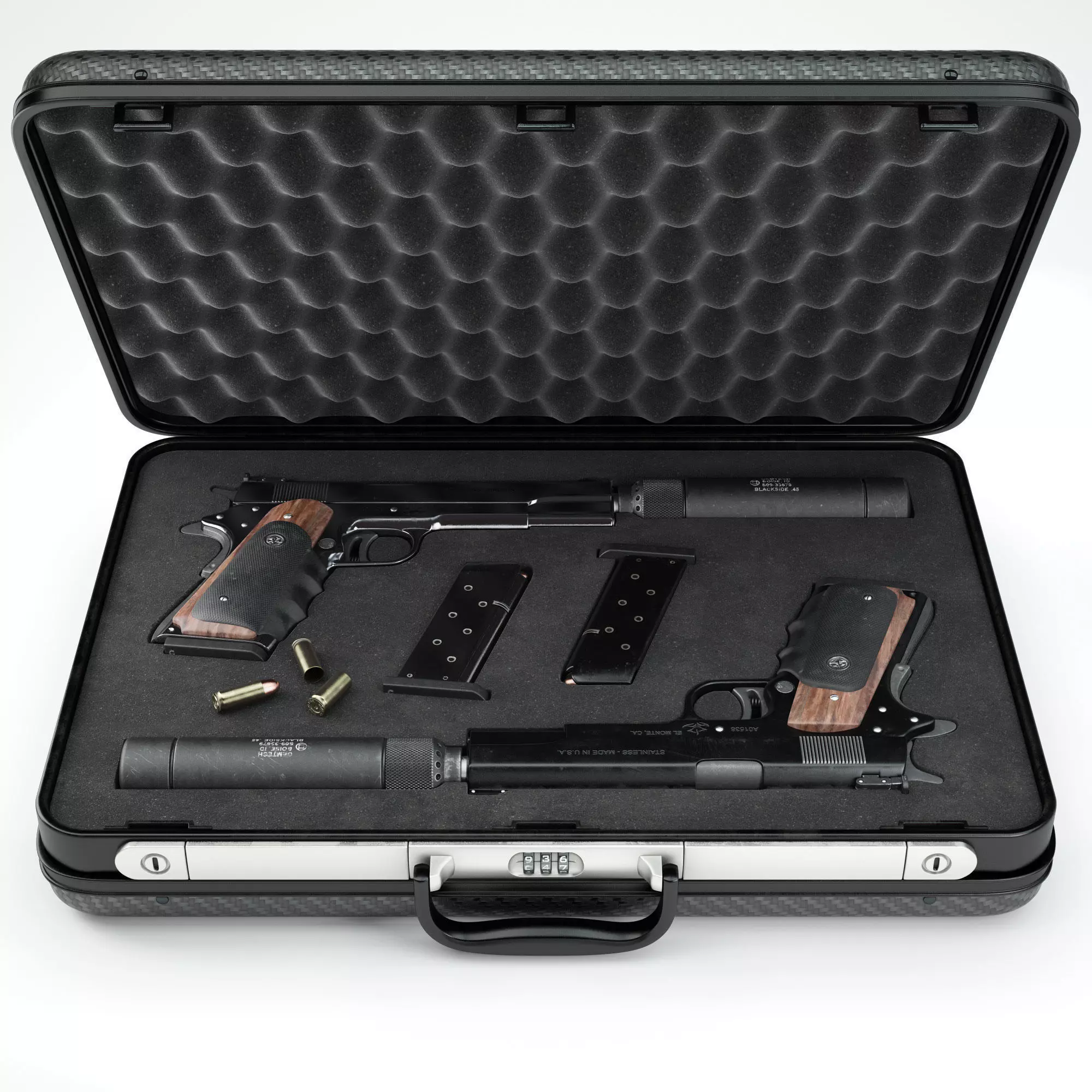 AMT Hardballer - Silverballer 3D model_0