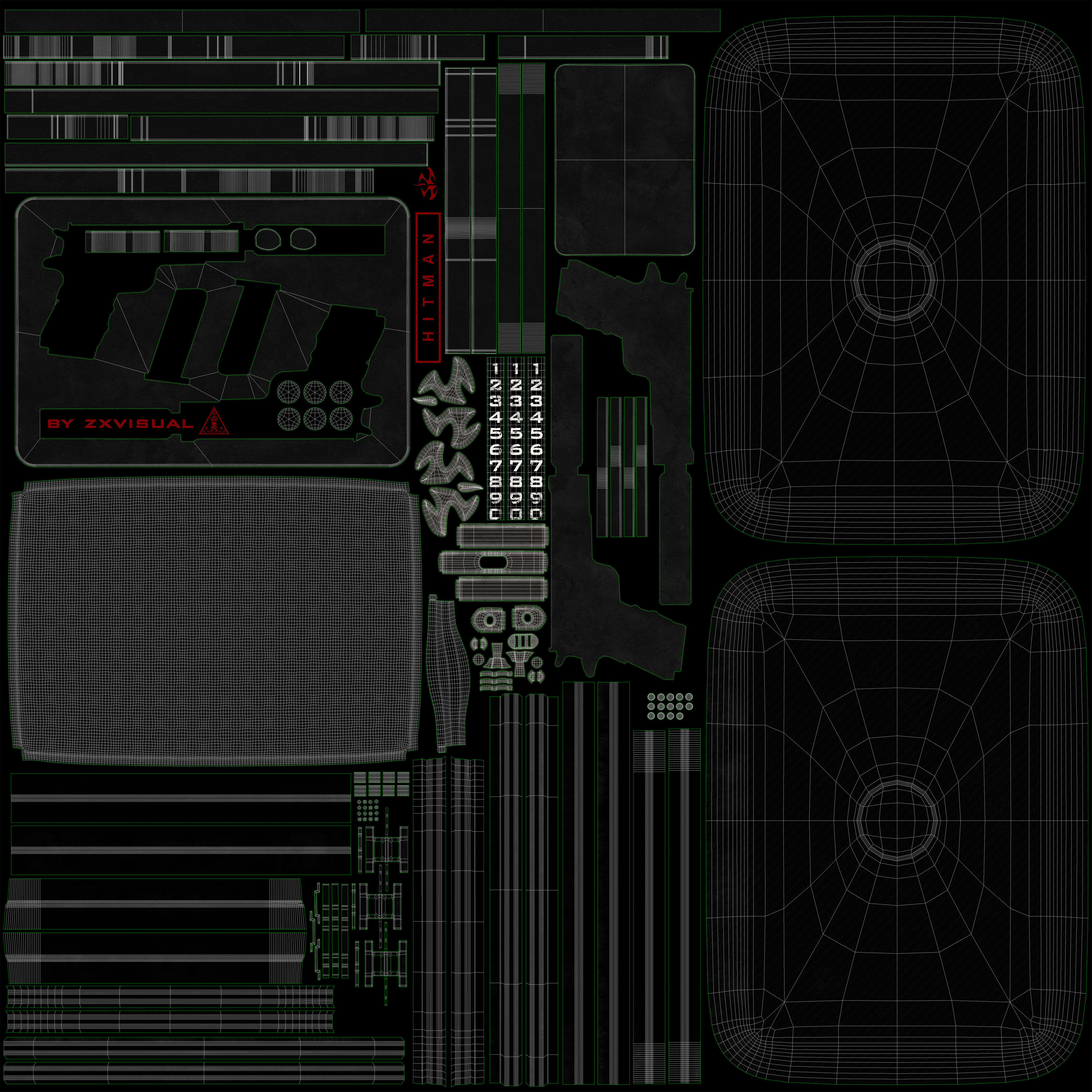 AMT Hardballer - Silverballer 3D model_25