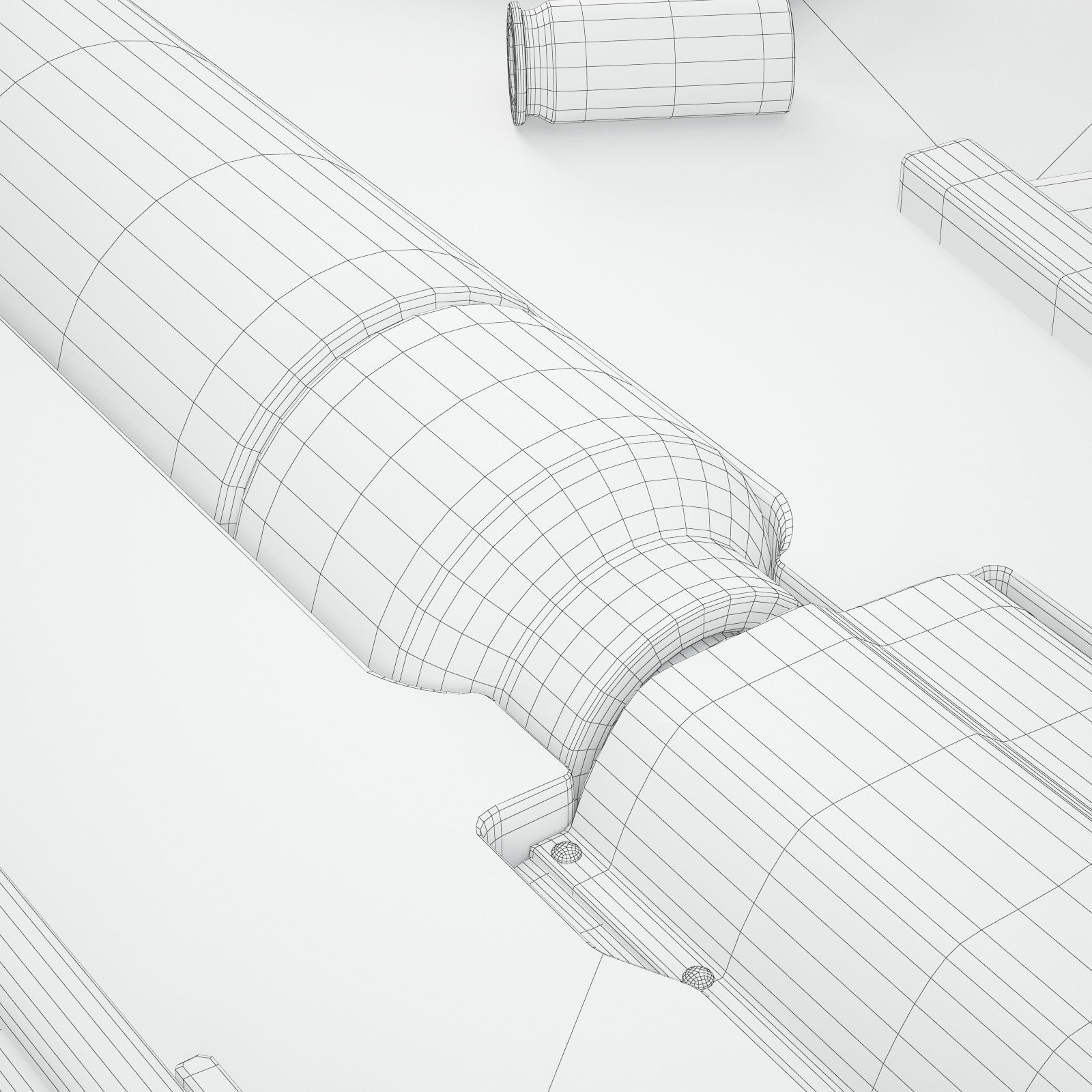 AMT Hardballer - Silverballer 3D model_18